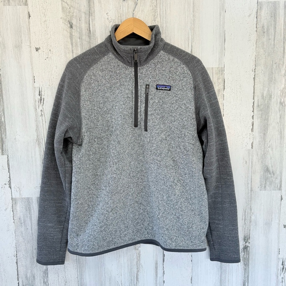 Patagonia Men’s Size Medium Better Sweater 1/4 Pullover 100% Polyester
